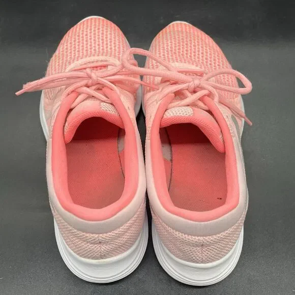 Nike revolution 4 sneaker girls size 7Y 943306-600 pink running athletic - Picture 5 of 7